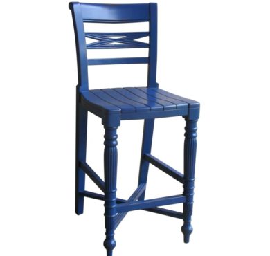 Raffles Wooden Seat Counter Stool