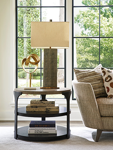 Zanzibar Kenya Round End Table