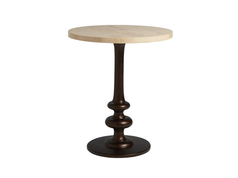 Los Altos- Marshall Stone Round End Table