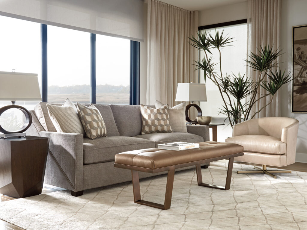 Lexington Upholstery Wright Sofa – Bronze Lady Home Furnishings