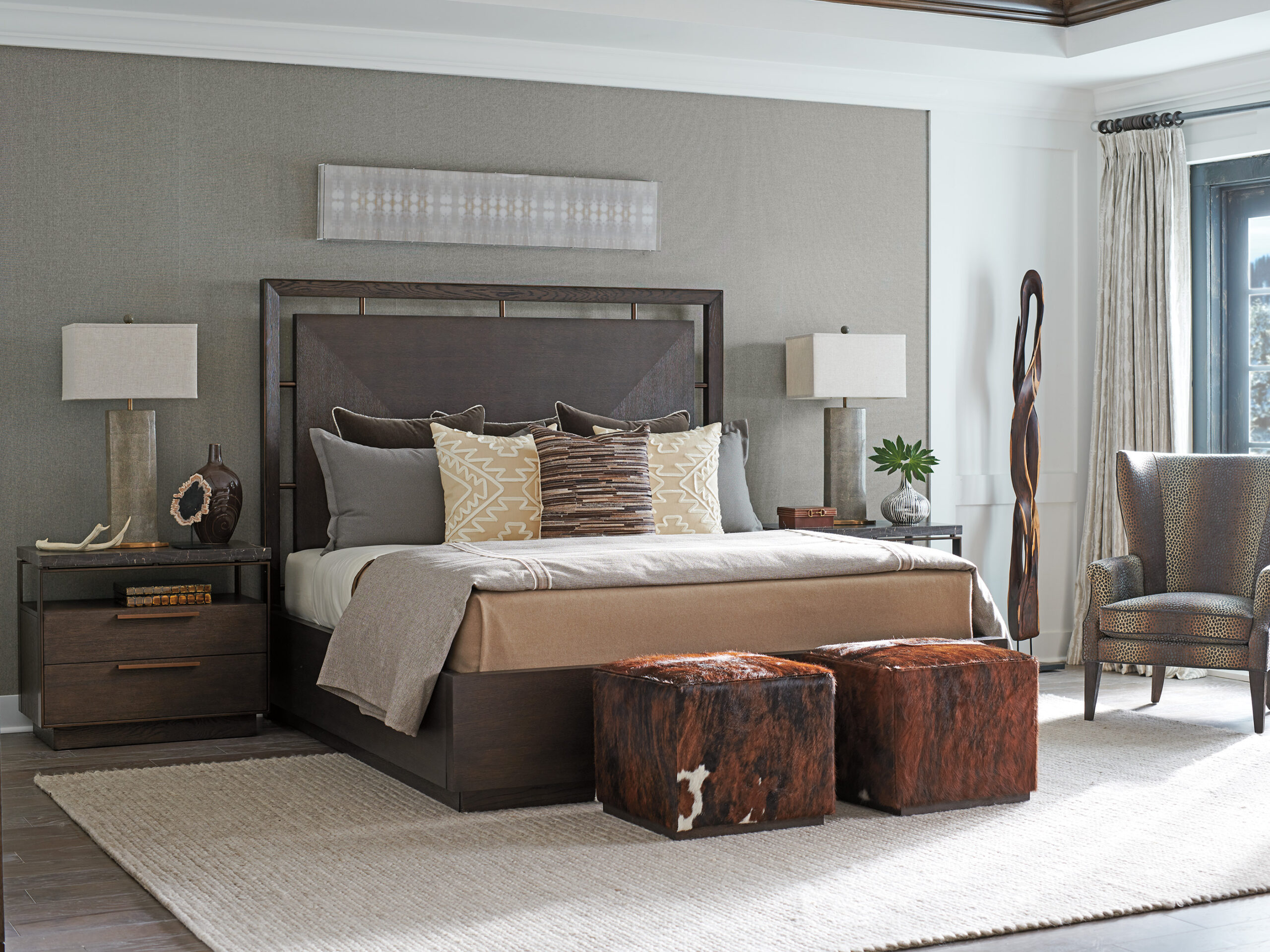 Park City Sundance Panel Bed King