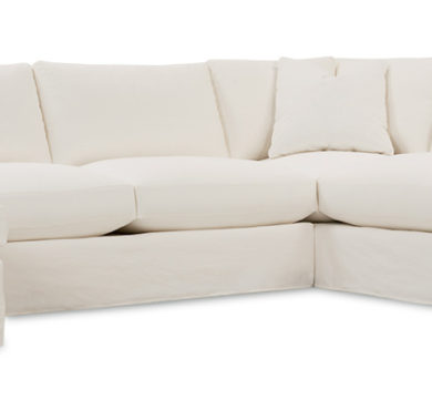 Sectional Slip Cover Sofa