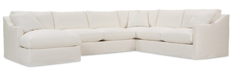 Sectional Slip Cover Sofa