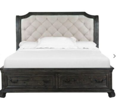 King Sleigh Storage Bed
