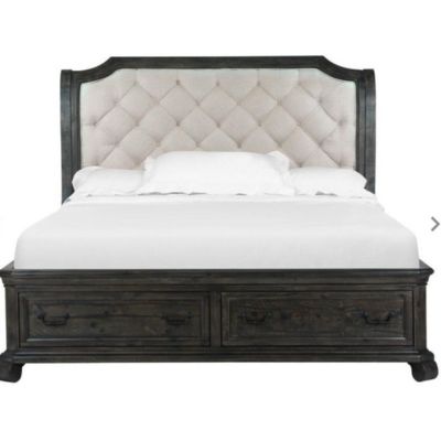 King Sleigh Storage Bed