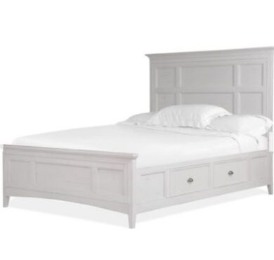King Panel Bed with Storage