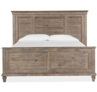 King Shutter Panel Bed