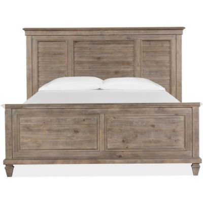King Shutter Panel Bed