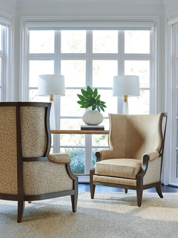 Silverado Merced Leather Wing Chair