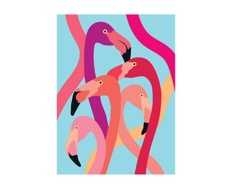 Flamingos Artwork
