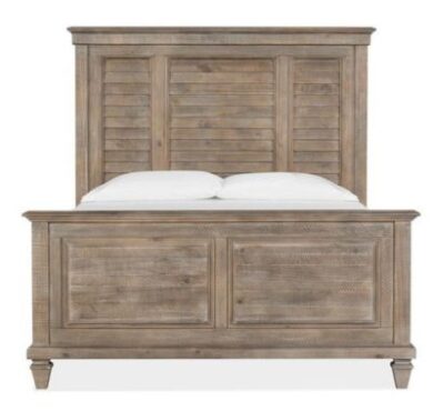 Queen Shutter Panel Bed