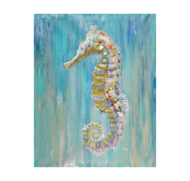 Seahorse Facing Left Art