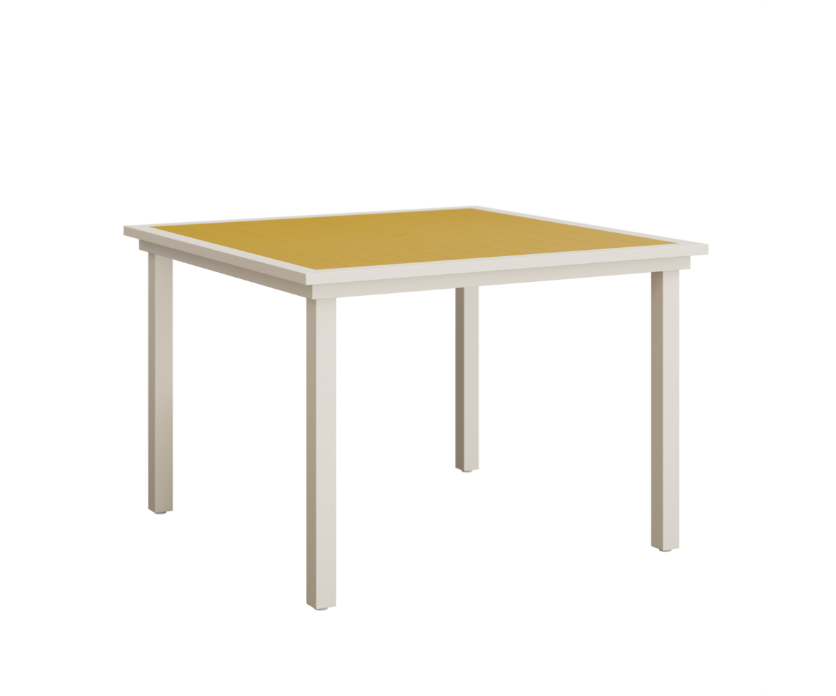 44" Square Poly Dining Table